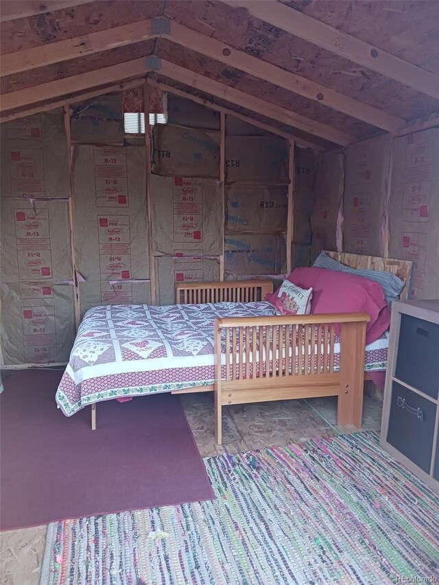 10795 County Road 197a Unit 137, Nathrop, CO 81236 - bedroom with lofted ceiling