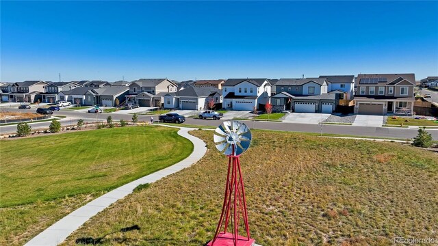 9865 Biscay St, Commerce City, CO 80022 - view of yard with a residential view