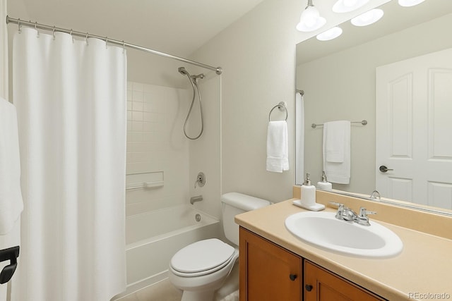 1983 Candleglow St, Castle Rock, CO 80109 - full bath with vanity, shower / bath combo, and toilet
