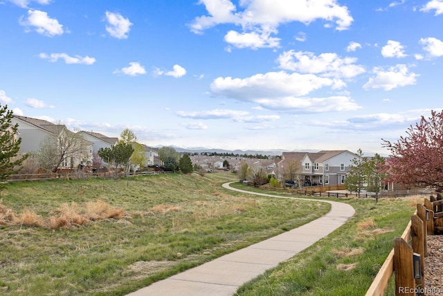 1983 Candleglow St, Castle Rock, CO 80109 - view of property's community with fence and a mountain view