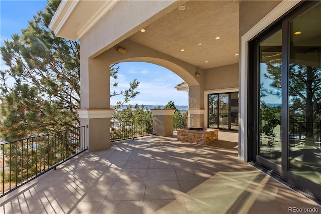 view of patio