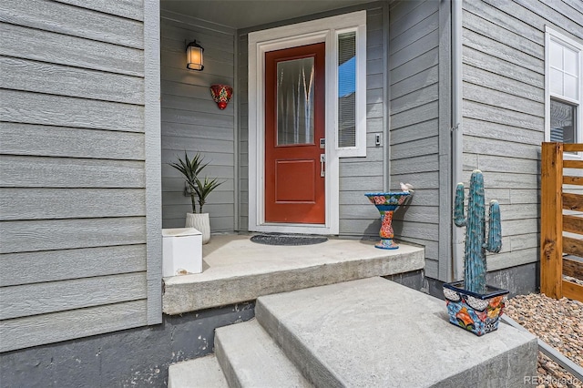 view of property entrance