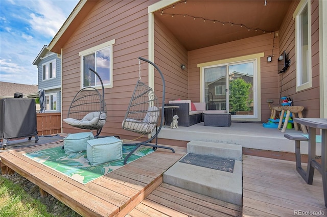 675 W 171st Pl, Broomfield, CO 80023 - deck featuring grilling area