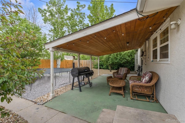 2415 N Logan Ave, Colorado Springs, CO 80907 - view of patio with fence and grilling area