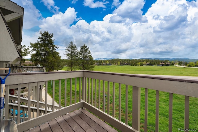 397 County Road 834 Unit 8, Fraser, CO 80442 - deck featuring a yard