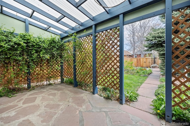 2514 N Humboldt St, Denver, CO 80205 - view of patio / terrace with a pergola