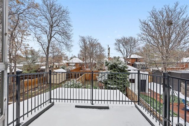 2514 N Humboldt St, Denver, CO 80205 - view of patio featuring a balcony and a residential view
