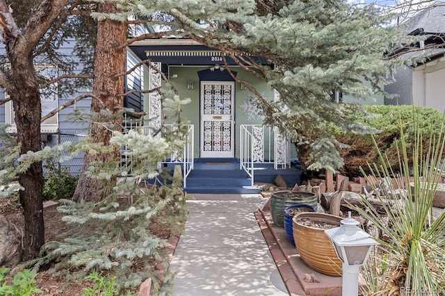 2514 N Humboldt St, Denver, CO 80205 - view of doorway to property