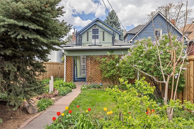 2514 N Humboldt St, Denver, CO 80205 - view of front of property featuring brick siding and a chimney