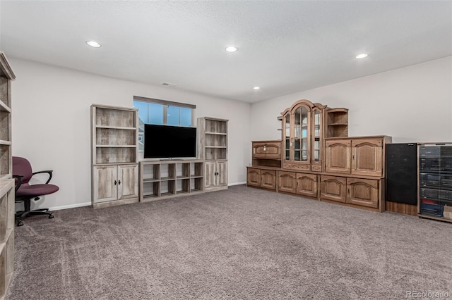 5568 Ceylon St, Denver, CO 80249 - living area with carpet flooring and recessed lighting
