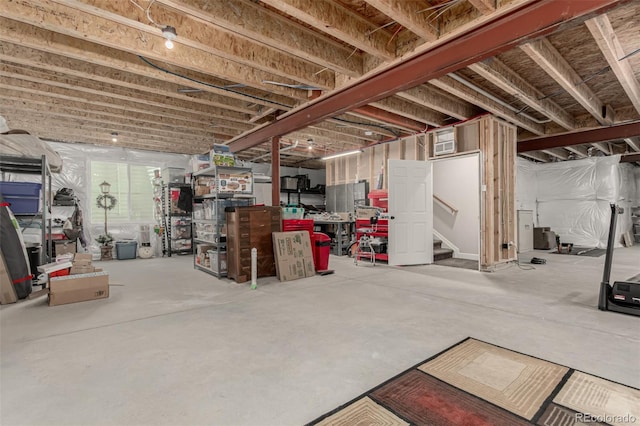5568 Ceylon St, Denver, CO 80249 - below grade area featuring stairs