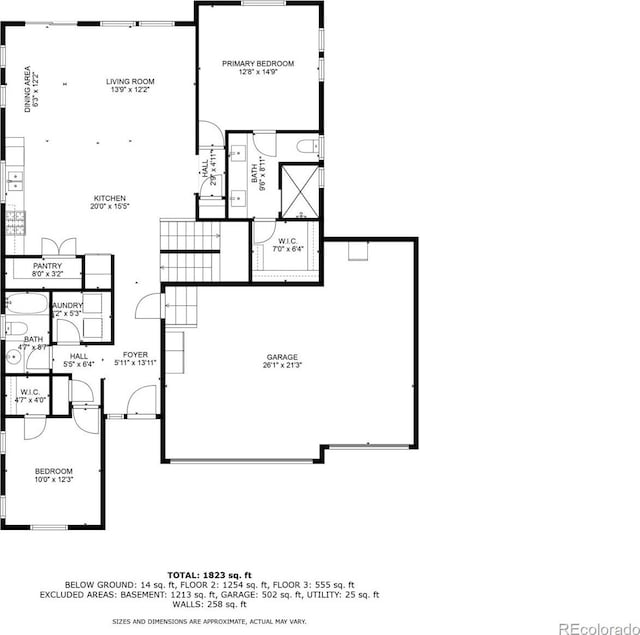 5568 Ceylon St, Denver, CO 80249 - view of home floor plan