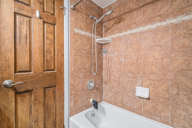 full bathroom featuring  shower combination