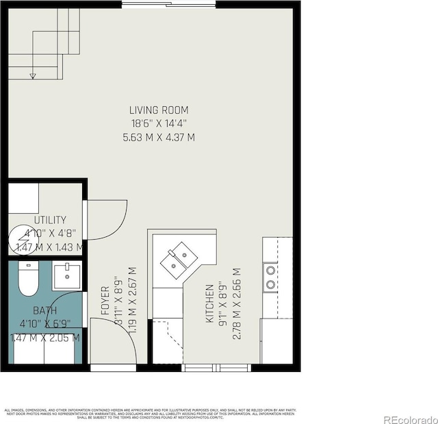 1534 S Ouray Cir Unit B, Aurora, CO 80017 - floor plan / room layout