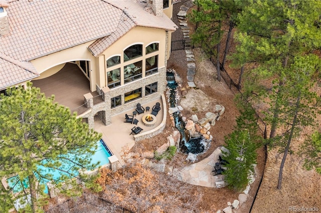 662 Yankakee Dr, Castle Rock, CO 80108 - bird's eye view