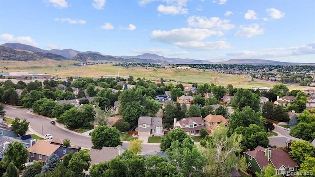 11260 W Fremont Ave, Littleton, CO 80127 - aerial perspective of suburban area with a mountainous background