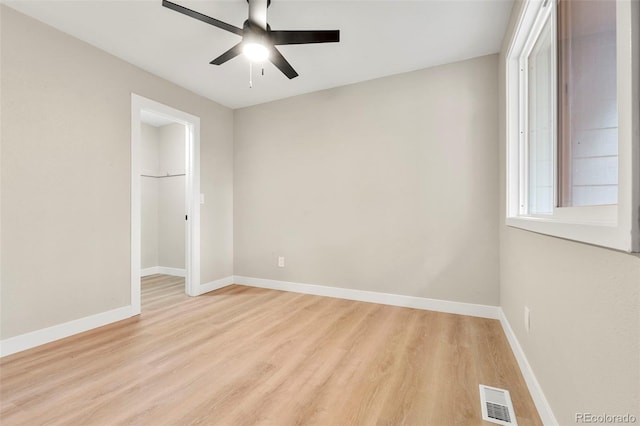 11260 W Fremont Ave, Littleton, CO 80127 - unfurnished bedroom with light wood-style floors and ceiling fan
