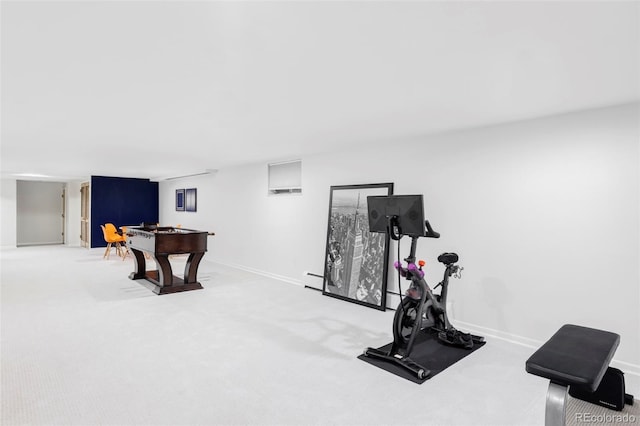 3901 S Dexter St, Cherry Hills Village, CO 80113 - workout area with carpet and baseboards