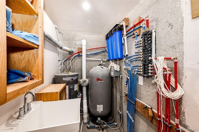 24130 High Timber Ln, Agate, CO 80101 - utility room with a sink