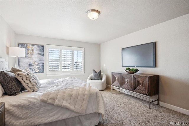 bedroom with carpet flooring