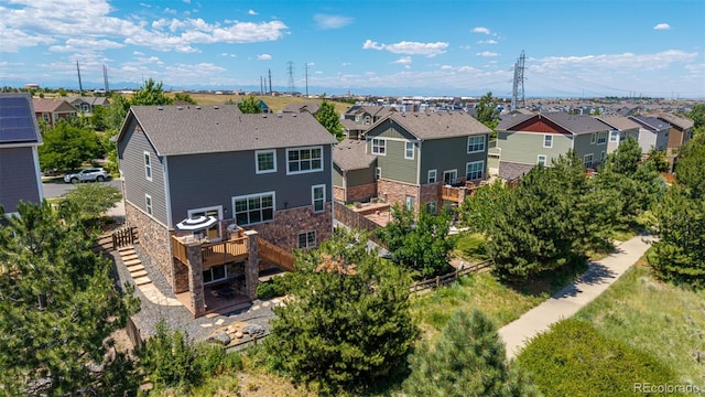 6400 S Ider St, Aurora, CO 80016 - aerial perspective of suburban area