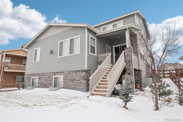 view of front of home