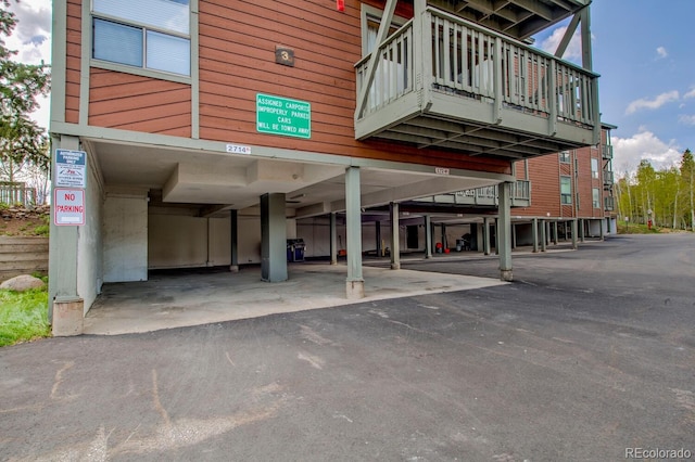 2710 Ryan Gulch Rd Unit 2714, Silverthorne, CO 80498 - view of building exterior with a carport