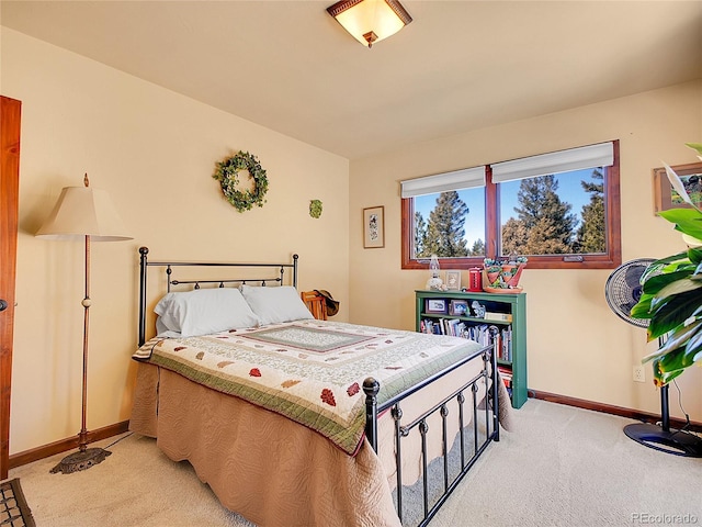 13012 S Wamblee Valley Rd, Conifer, CO 80433 - bedroom with light colored carpet and baseboards