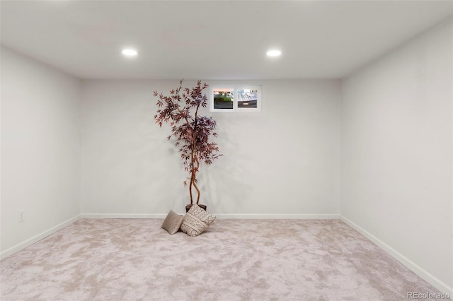 9300 W 53rd Ave, Arvada, CO 80002 - basement with carpet and recessed lighting