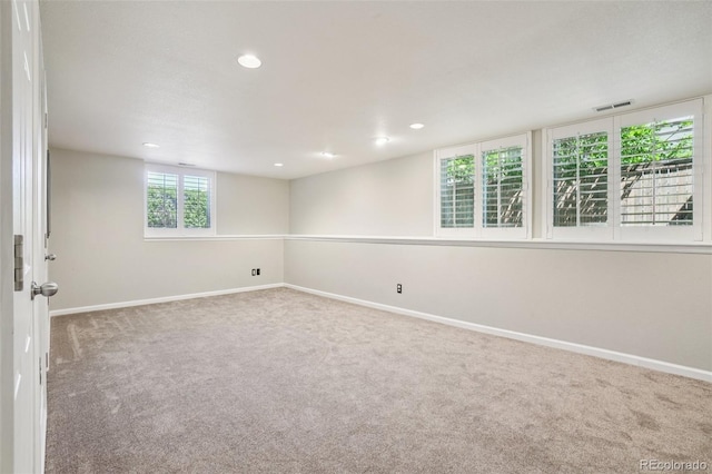 7311 Rattlesnake Dr, Lone Tree, CO 80124 - empty room with carpet and recessed lighting
