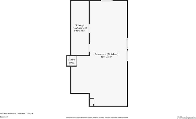 7311 Rattlesnake Dr, Lone Tree, CO 80124 - view of room layout