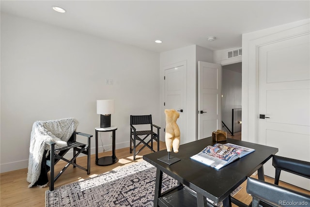 1645 N Osceola St, Denver, CO 80204 - office featuring light wood-style flooring and recessed lighting