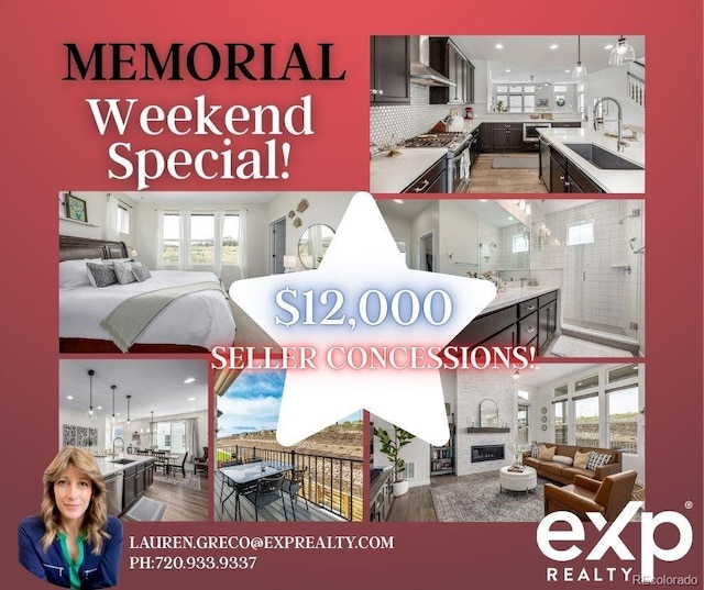 11027 Sunshimmer Cir, Parker, CO 80134 - view of a document with a collage of images