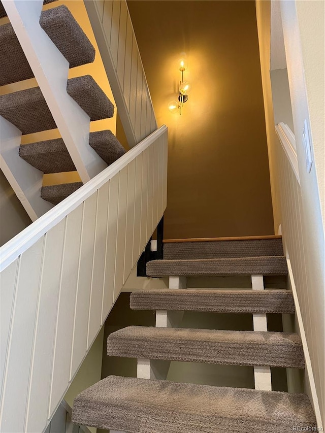 view of stairs