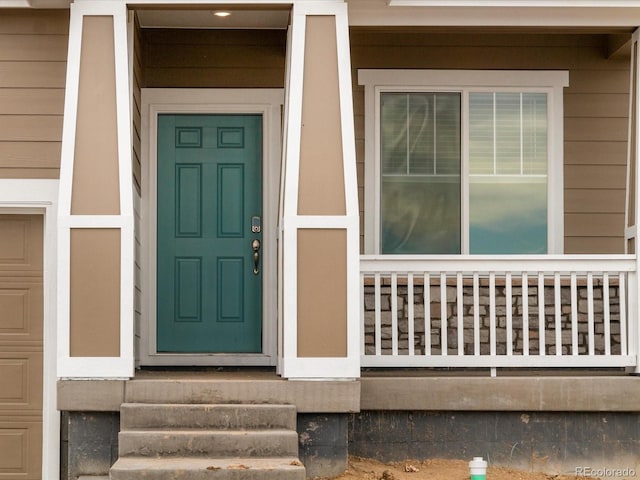 view of entrance to property