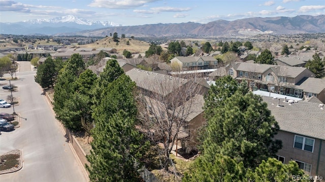 6087 Colony Cir, Colorado Springs, CO 80919 - view of property location with nearby suburban area and a mountain backdrop