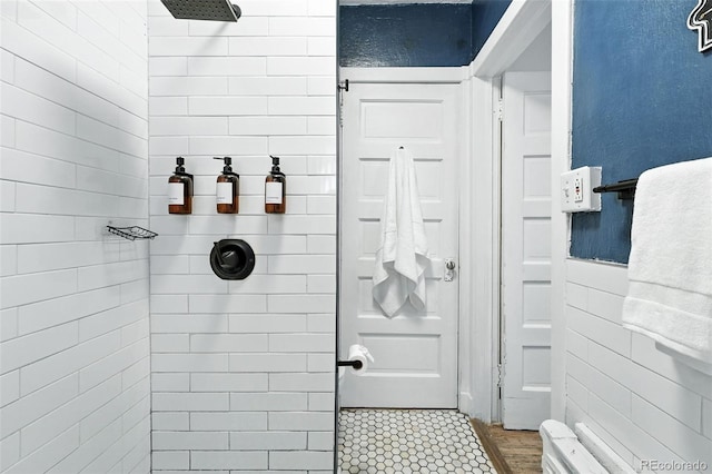 1137 N Sherman St Unit 17, Denver, CO 80203 - full bathroom with tiled shower