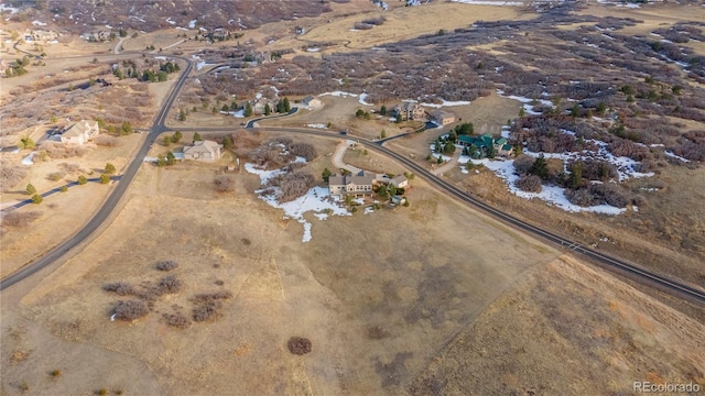 view of aerial view