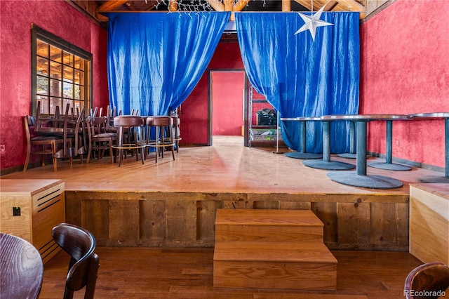 interior space featuring hardwood / wood-style flooring