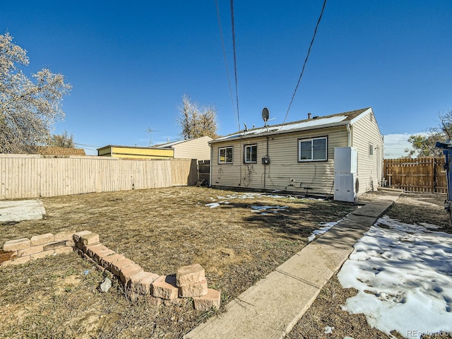 view of rear view of property