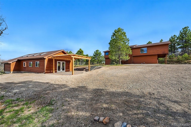 2100 Bibles Hill Dr, Franktown, CO 80116 - view of front of property featuring french doors