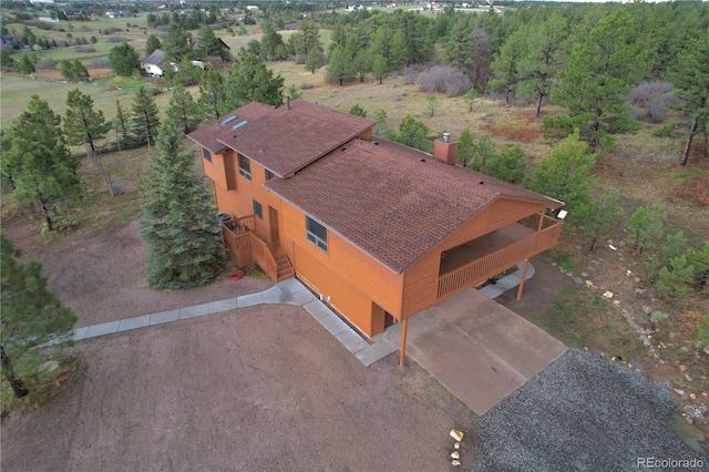 2100 Bibles Hill Dr, Franktown, CO 80116 - view from above of property