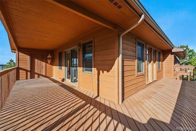 2100 Bibles Hill Dr, Franktown, CO 80116 - view of wooden terrace