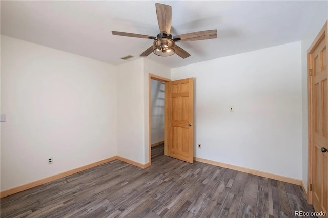 13 Paradise Rd, Crested Butte, CO 81225 - spare room featuring a ceiling fan and wood finished floors