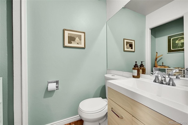 1711 Cato Cir Unit 21, Lafayette, CO 80026 - half bathroom with toilet and vanity