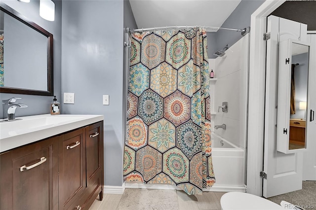 1711 Cato Cir Unit 21, Lafayette, CO 80026 - full bath with vanity and shower / bathtub combination with curtain