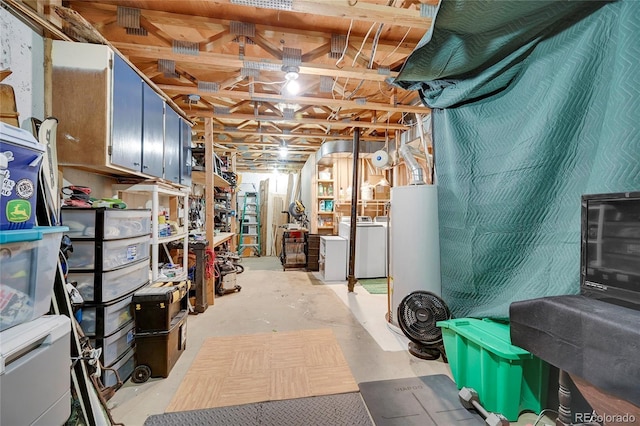 1711 Cato Cir Unit 21, Lafayette, CO 80026 - unfinished below grade area featuring independent washer and dryer and water heater