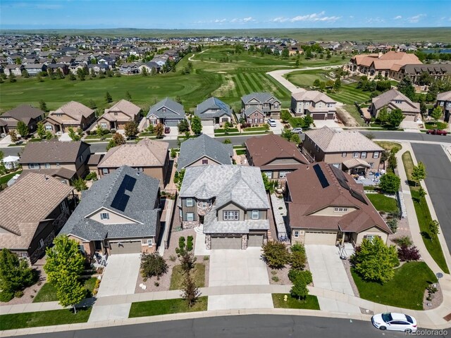 7720 S Queensburg Way, Aurora, CO 80016 - aerial view of residential area with a local golf course