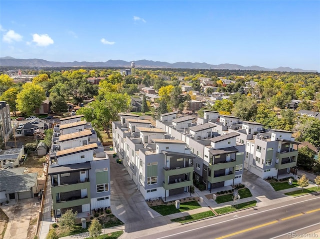 1615 Harlan St Unit 2, Lakewood, CO 80214 - aerial perspective of suburban area with a mountain backdrop