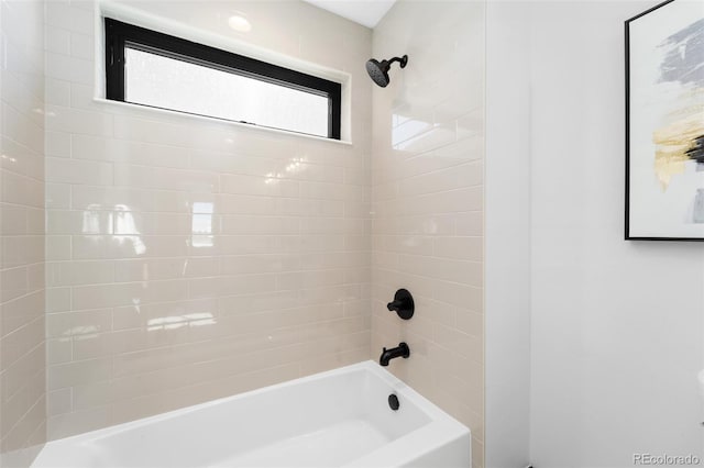 full bath featuring shower / bathing tub combination